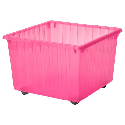 VESSLA, storage crate with castors, 100.992.89