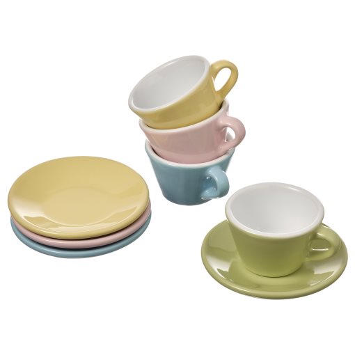 DUKTIG, 8-piece cup/saucer playset, 104.902.44