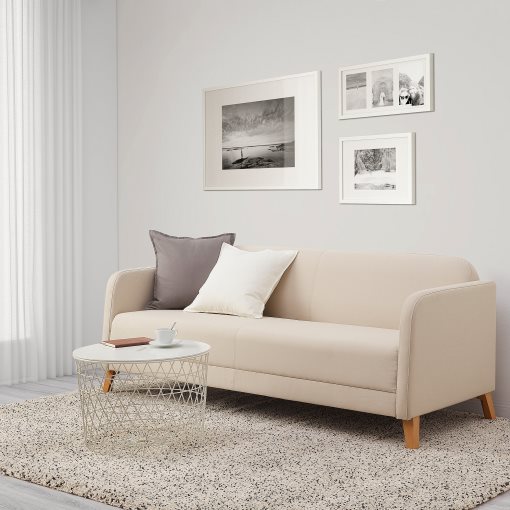 LINANÄS, 3-seat sofa, 105.122.36
