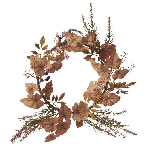 SMYCKA, artificial wreath/in/outdoor/dried, 45 cm, 105.825.64