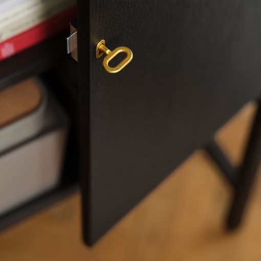 STOCKHOLM 2025, cabinet with 2 doors, 80x40x126 cm, 105.864.87