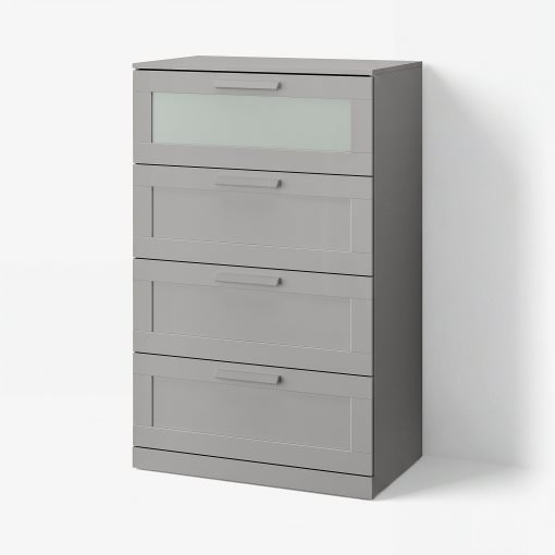 BRIMNES, chest of 4 drawers, 78x124 cm, 106.028.02