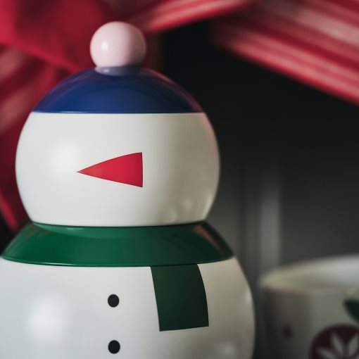 VINTERFINT, tin with lid/snowman, set of 3, 106.035.66