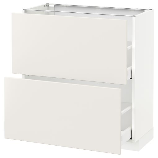 METOD/MAXIMERA, base cabinet with 2 drawers, 191.131.96