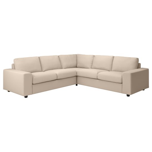 VIMLE, corner sofa, 4-seat with wide armrests, 194.017.81