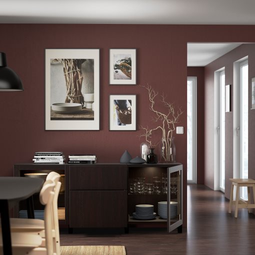 BESTÅ, storage combination with drawers push open, 180x42x74 cm, 194.126.71