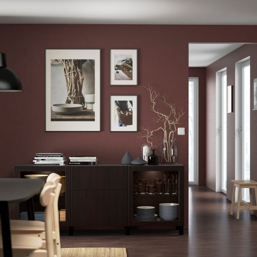 BESTÅ, storage combination with drawers push open, 180x42x74 cm, 194.126.71