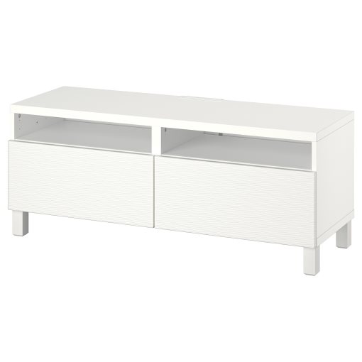 BESTÅ, TV bench with drawers push open, 120x42x48 cm, 194.199.41