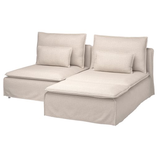 SÖDERHAMN, 2-seat sofa with chaise longue, 194.421.40