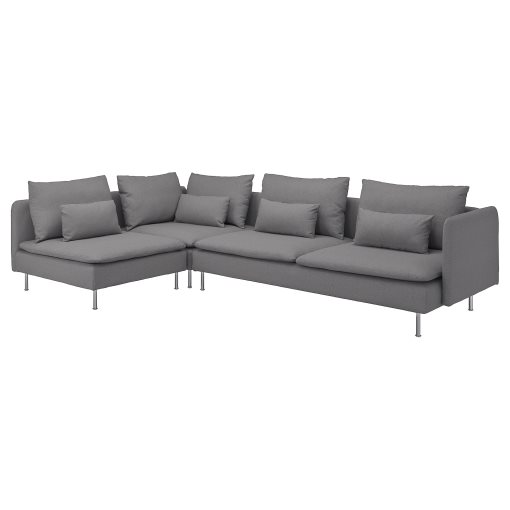 SÖDERHAMN, corner sofa, 4-seat with open end, 194.520.73