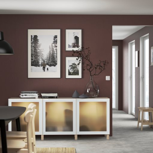 BESTÅ, storage combination with doors, 180x42x74 cm, 194.888.16