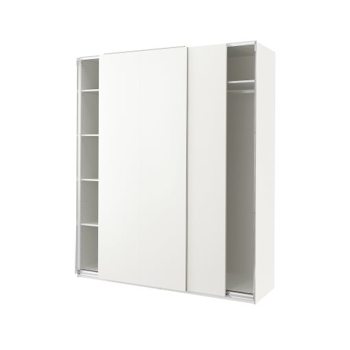 PAX/HASVIK, wardrobe combination, 200x66x236 cm, 195.031.62
