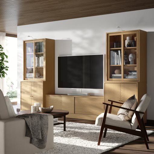 TONSTAD, TV storage combination, 342x47x201 cm, 195.150.61