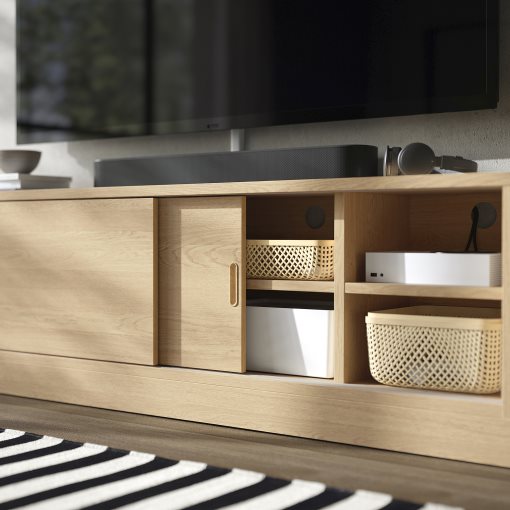 TONSTAD, TV storage combination, 342x47x201 cm, 195.150.61