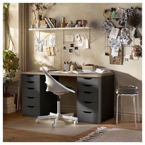 LAGKAPTEN/ALEX, desk, 140x60 cm, 195.854.50