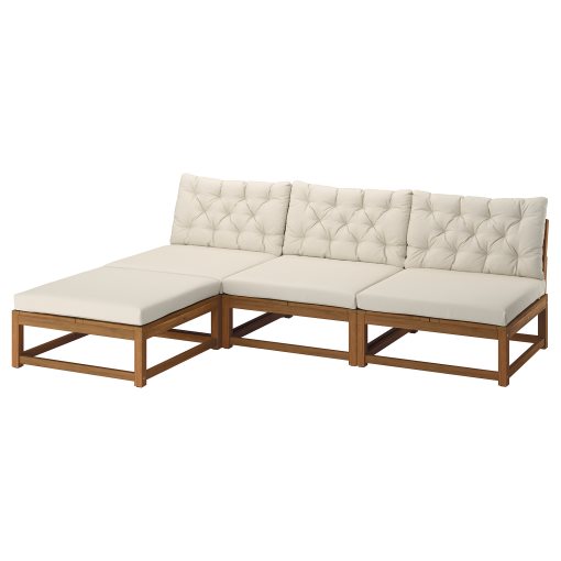 NÄMMARÖ, 3-seat modular sofa with chaise longue outdoor, 243 cm, 196.156.02