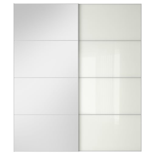 AULI/FARVIK, pair of sliding doors, 200X236 cm, 199.303.85