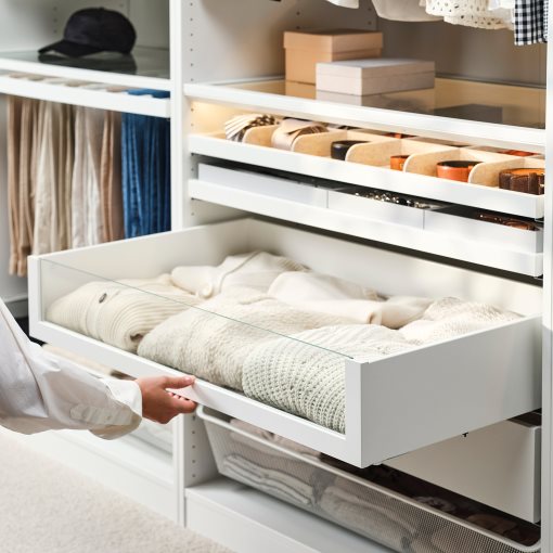 KOMPLEMENT, Συρτάρι με γυάλινη πρόσοψη, 202.467.08