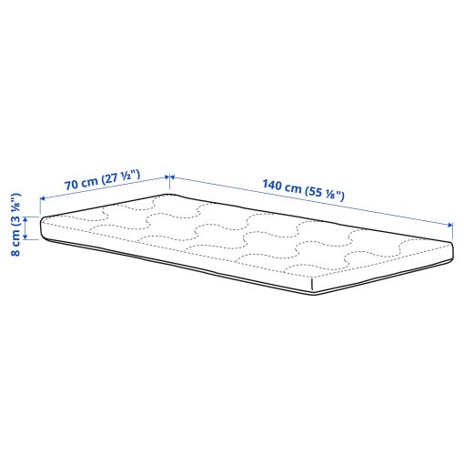 SKÖNAST, foam mattress for cot, 203.554.53