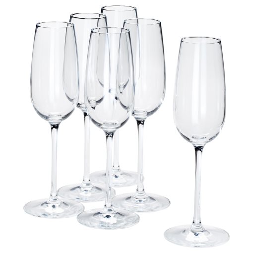 STORSINT, champagne glass 22 cl, 6 pack, 203.963.16