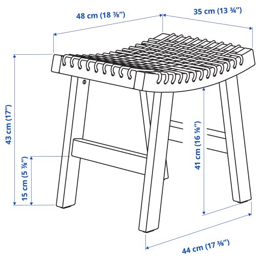 STACKHOLMEN, stool, outdoor, 204.114.25