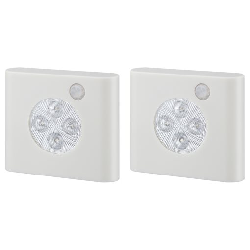 OLEBY, wardrobe lighting with sensor, 2 pack, 204.485.94