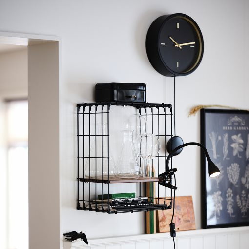 NÄVLINGE, σποτ με κλιπ και ενσωματωμένο φωτισμό LED, 204.498.81