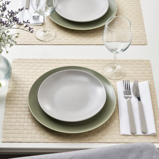 FÄRGKLAR, side plate/matt 4 pack, 20 cm, 204.794.20
