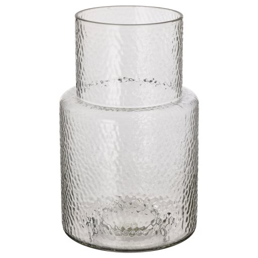 KONSTFULL, vase glass/patterned, 26 cm, 205.119.53