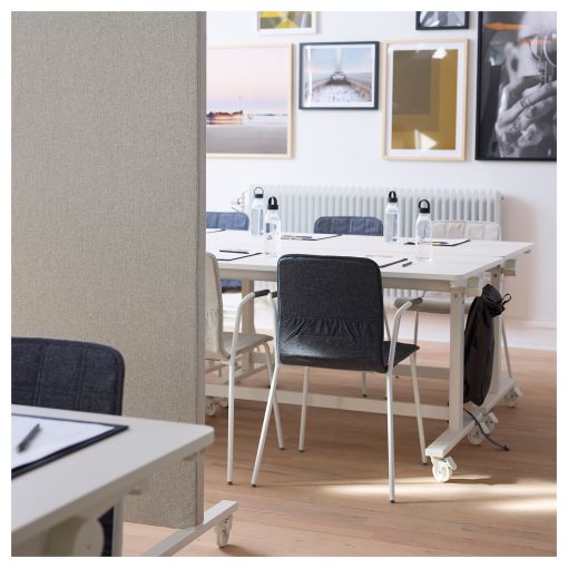 MITTZON, acoustic screen for frame with castors, 85x205x50 cm, 205.286.37