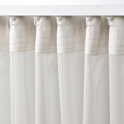 ROSENROBINIA, sheer curtains 1 pair, 145x300 cm, 205.563.24