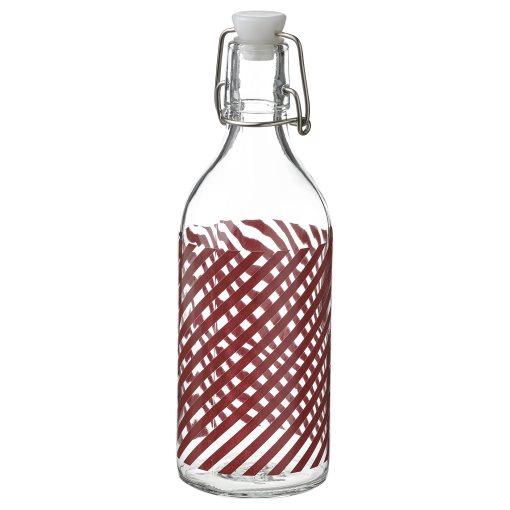 KORKEN, bottle with stopper/clear glass, 0.5 l, 205.646.92