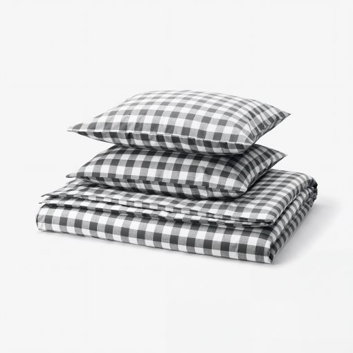EKTANDVINGE, duvet cover and 2 pillowcases, 240x220/50x60 cm, 205.853.88