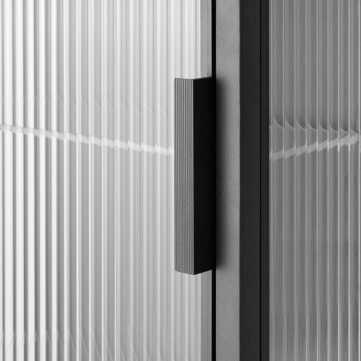 MOSSJÖN, wall cabinet with glass door, 36x18x44 cm, 206.216.40