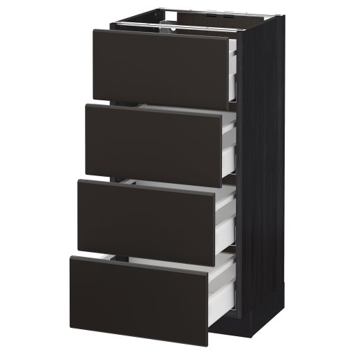 METOD/MAXIMERA, base cabinet 4 fronts/4 drawers, 292.127.75