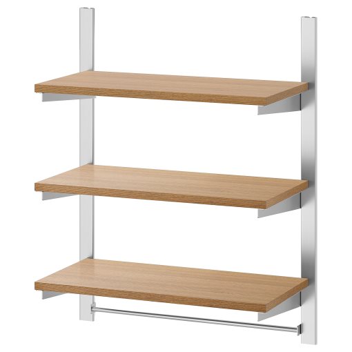 KUNGSFORS, suspension rail with shelves and rail, 293.083.01