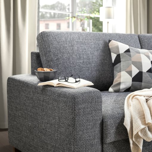 SÖRVALLEN, 4-seat sofa with chaise longue/right, 293.147.88