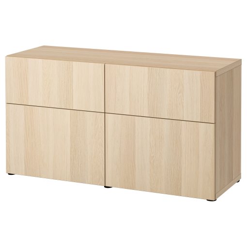 BESTÅ, storage combination with doors/drawers soft-closing, 120x42x65 cm, 293.246.26