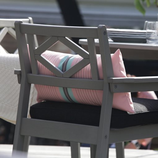 BONDHOLMEN, table+4 chairs with armrests, outdoor, 293.304.82