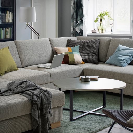 SÖRVALLEN, U-shaped sofa 4-seat, 294.194.17
