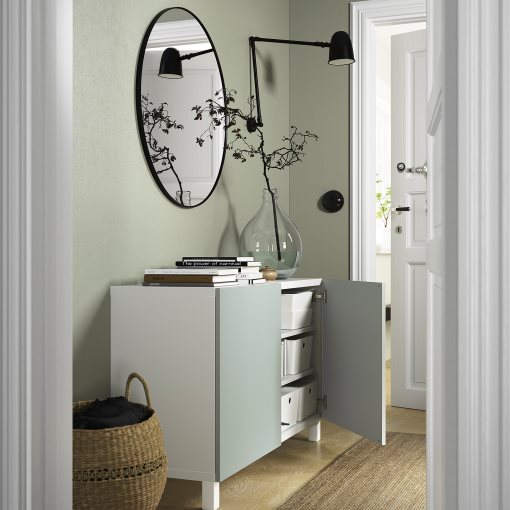 BESTÅ, storage combination with doors, 120x42x74 cm, 294.214.39