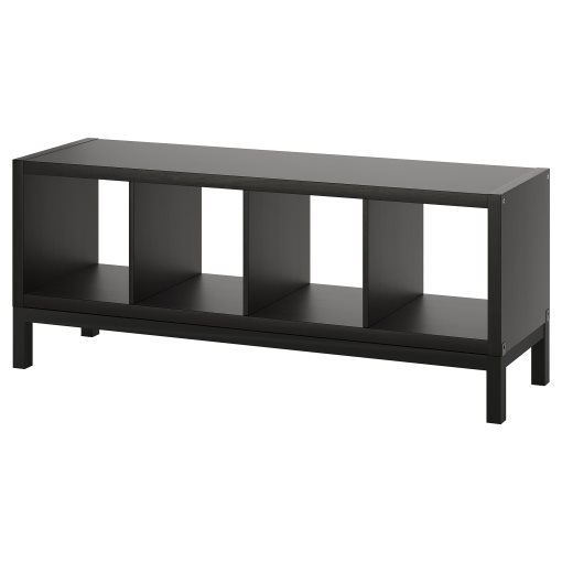 KALLAX, shelving unit with underframe, 147x59 cm, 294.426.63