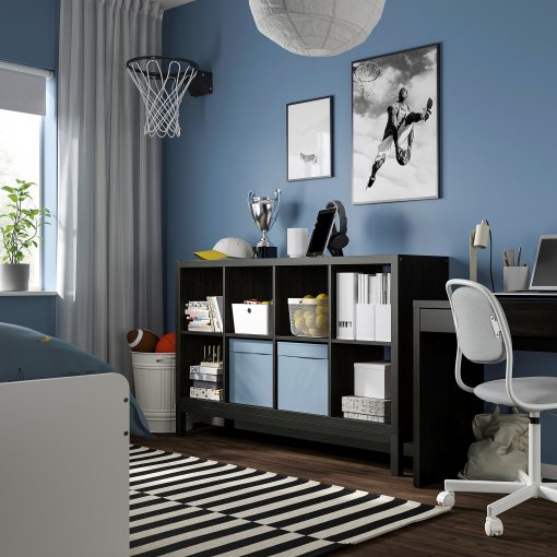 KALLAX, shelving unit with underframe, 147x94 cm, 294.426.77