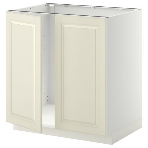 METOD, base cabinet for sink/2 doors, 80x60 cm, 294.571.88