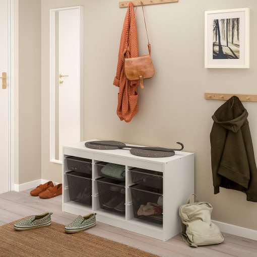 TROFAST, παιδικό έπιπλο αποθήκευσης με κουτιά, 99x44x56 cm, 294.798.35