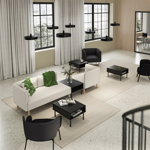 LILLEHEM, 3-seat modular sofa with side table, 295.697.51
