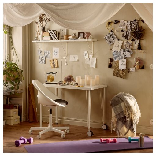 KRILLE, leg with castor, 302.502.57