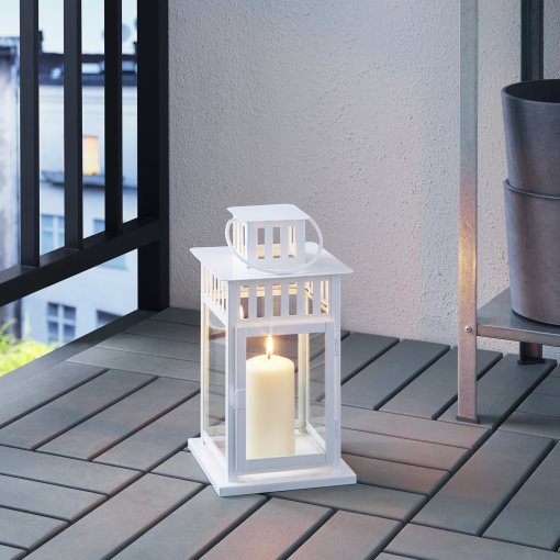 BORRBY, lantern for block candle, in/outdoor, 302.701.42