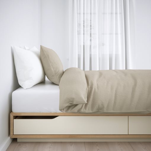 MANDAL, bed with storage, 140x200 cm, 302.804.81