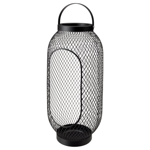TOPPIG, lantern for block candle, 49 cm, 303.273.08